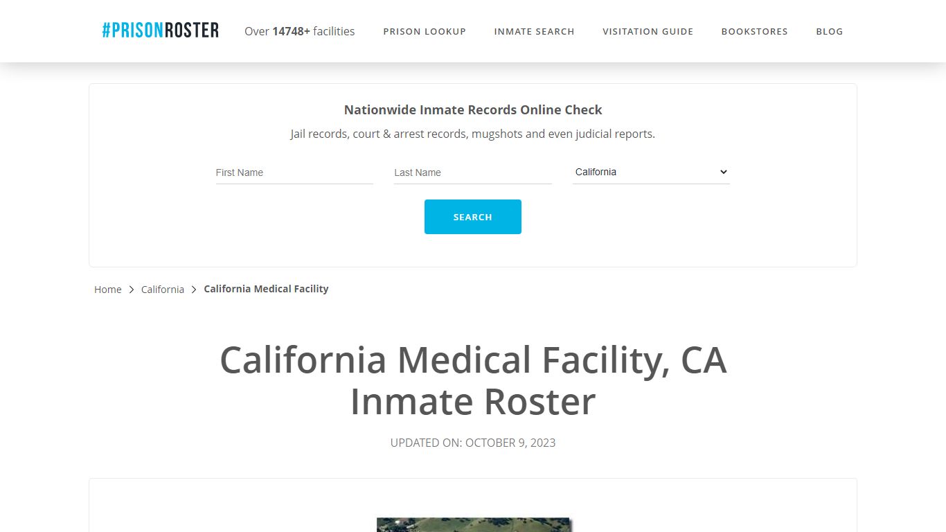 California Medical Facility, CA Inmate Roster - Prisonroster